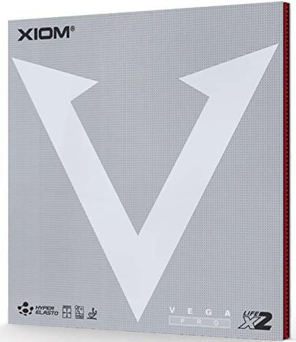 Tischtennis-Belag Xiom Vega Pro, neu, max (schwarz)