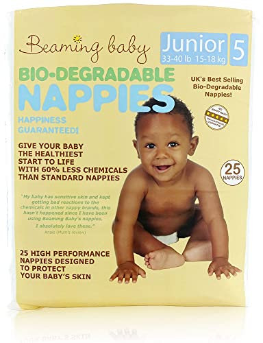 1 Pack of Beaming Baby Bio-Degradable Nappies Size Junior
