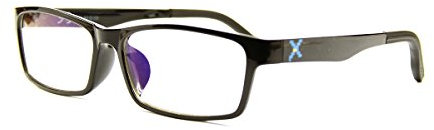 Pixel Lens Class Occhiali per PC, TV, Tablet, Gaming. Contro STANCHEZZA Occhi, Massimo Comfort VISIVO, Montatura Leggera, CERTIFICATI Luce Blu - 41% E UV - 100% (+2.00, Nero)