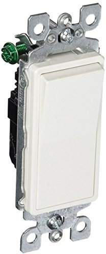 Leviton 5601-2WM Lot de 20 interrupteurs silencieux unipolaire à bascule 15 A 120/277 V Blanc