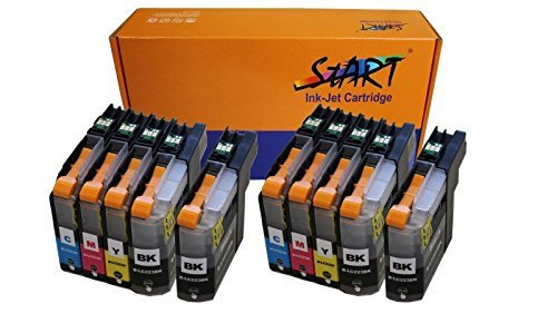 10 XL Tintenpatronen kompatibel zu Brother LC-223 LC-225 LC-227 XL - Ab Firmware Version F (G/H/I/etc.) - Druckerpatronen mit hoher Reichweite - BK Schwarz, C Cyan, M Magenta, Y Gelb