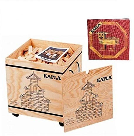 KAPLA 1000 Holzkiste mit Kunstbuch Rot (6+)