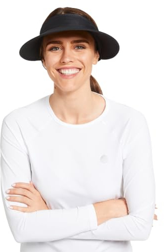 Solbari Women's Wanderlust Visor UPF 50+, One Size, Black