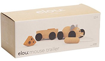 Elou 810388 Mauseanhänger Holzfarbe