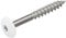 200 X HPL Plattenschrauben Schrauben Teilgewinde 4.8x32 TX-20 Edelstahl A2 weiß RAL 9010