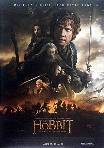 Der Hobbit - Die Schlacht der fünf Meere - Filmposter 37x53cm gerollt