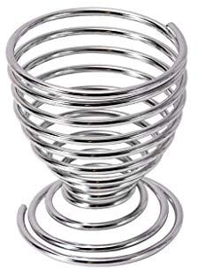 ZHANGXIAO Coquetiers, Durable Acier Inoxydable Fil À Ressort Plateau D'oeufs Multi-Usage Petit Déjeuner Vaisselle Plateau à Oeufs (Couleur : 1 Piece)