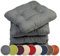 sunnypillow 4er Set Stuhlkissen 40x40 cm Bequeme 8cm Polsterauflage Auflage für Stühle/Bänke in Haus und Garten Sitzkissen Sitzauflage Gartenkissen viele Farben zur Auswahl Grau