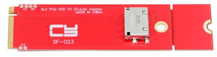 xiwai PCI-E 3.0 M.2 M-Key zu Oculink SFF-8612 SFF-8611 Host-Adapter für PCIe Nvme SSD 2260