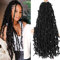 Duoduo Beauty Butterfly Locs Crochet Hair 18 Inch Pre Looped Distressed Butterfly Locs Crochet Braids Soft Messy Butterfly Locs Crochet Hair Faux Locs Crochet Hair Extensions