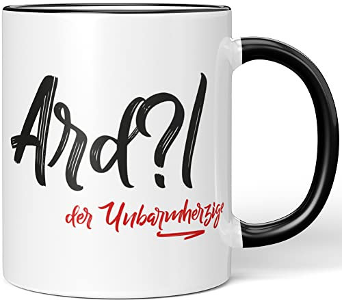 JUNIWORDS Tasse, Ard?l, der Unbarmherzige, Schwarz (5210404)