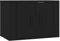vidaXL TV Wandschrank Hängeschrank Fernsehschrank Lowboard Fernsehtisch TV Möbel Schrank HiFi-Schrank Hängend Wohnzimmer Schwarz 57x34,5x40cm