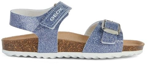 Geox J Adriel Girl C Sandal, Dk Sky, 8.5 UK Child