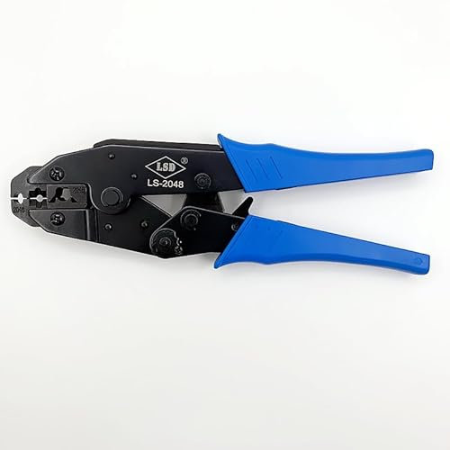 Spark Plug Wires Crimping Tool LS-2048 Ratchet Crimp Tool for Crimping and Stripping Spark Plug Wire Hand Crimping plier Crimper