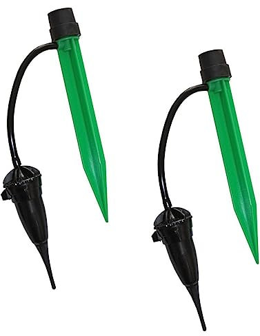 Novatool 2er Set Automatisches Bewässerungssystem für Zimmerpflanzen - BEWÄSSERUNG BIS 30 TAGE - Tropfschlauch Urlaubsbewässerungssystem Garten - für alle handelsüblichen PET Flaschen - mit ANLEITUNG