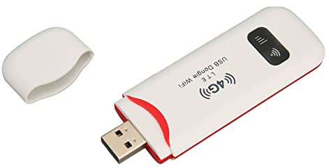 VBESTLIFE Stabiler, Tragbarer 4G-USB-WLAN-Router mit Hoher Geschwindigkeit, Unterstützt Mehrere Benutzer und Geräte, Plug-and-Play, Mehrfacher Schutz, mit SIM-Kartensteckplatz, für Reisen,