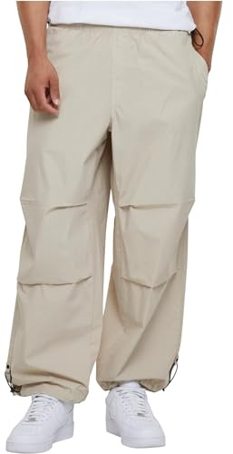 Urban Classics Popline Parachute Pants Männer Stoffhose Sand L 100% Baumwolle Basics