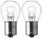 2 x Glüh-Birne 6V 15W (Sockel:BA15s);(6005) Signallampe, Stopplampe