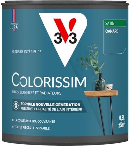 V33 Peinture multi-supports Colorissim® Canard satin 0,5L