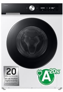 SAMSUNG WW11DB7B94GEU3 - Lavadora 11KG - SmartThings y AI Ecobubbe™, Clase A, Color blanco