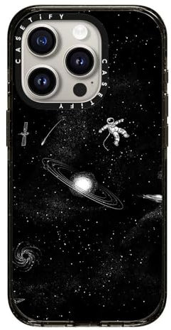 CASETiFY Impact Schutzhülle für iPhone 15 Pro [Kompatibel mit Magsafe / 4X Falltest in Militärqualität / 2,5 m Fallschutz] – Gravity 3.0 - Schwarz