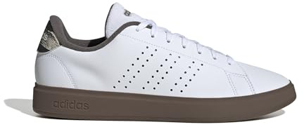 adidas Men's Advantage 2.0 Shoes, FTWR White/Charcoal/GUM5, 7 UK