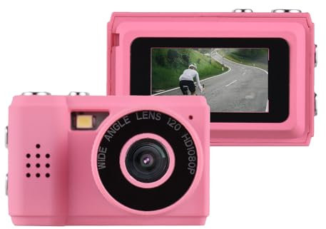 Andoer Mini Compact Digital Camera, 1080P Photo Camera, Digital Photo Camera Built-in Battery with LCD Screen Flash for Beginners, Kids, Adults