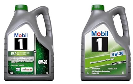 Mobil 1 ESP 0 W 20, 5L & 1 ESP 5W-30, 5L