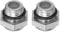sourcing map 2pcs Air Compressor Oil Sight Glass 12 x 1.5mm Male Thread Liquid Level Gauge Aluminum Alloy Hex Head Oil Indicator Window with O-Ring for Air Compressor Gearbox Tanks, Silver