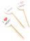 I Love Sport cake toppers, sporty food pick decorations, 12 food flags picks - Badminton, Table Tennis, Swimming, Fencing (Badminton)