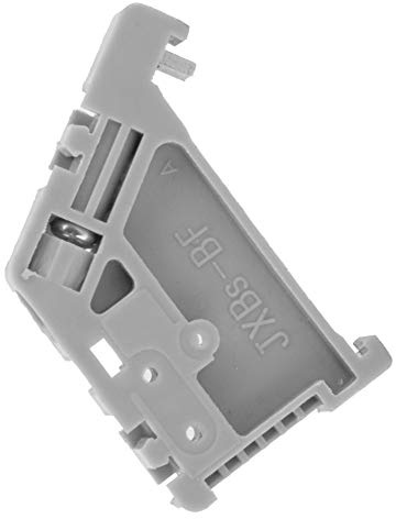 Endklammer Hutschiene 35 Mm Din-Schienen-Klemmenblock-Endstopper-Befestigungsklammern, Graue Schraubbefestigung, Für Elektrische Verteilung, Kunststoffmaterial, 50 Stück (modell