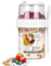 Bicchiere da muesli to Go 310 ml + 560 ml, per yogurt in viaggio con cucchiaio, tazza per cereali, cornflakes, doppio strato, per yogurt, insalata per lavoro, scuola, viaggi (bianco)
