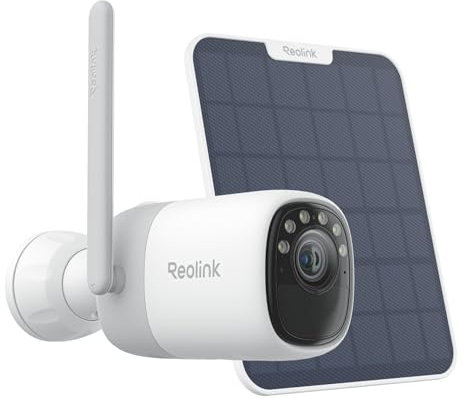 Reolink Altas, 2K 4MP Überwachungskamera Aussen Solar mit 20000mAh Akku, 10s Voraufzeichnung, ColorX-Nachtsicht, WLAN Kamera Outdoor mit Wi-Fi 6, KI Mensch-/Fahrzeug-/Tiererkennung, mit Solarpanel