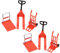 FONDOTIN 1Ensemble Miniature pour Transpalette Barricades Éducatif