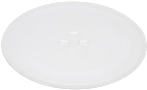 SEWACC Microwave Turntable Plate Glass Replacement Tray for Microwave Oven Sturdy Cooking Plate Easy to Install and Clean Fit