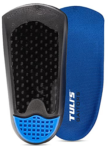 Tuli's Gaitors 3/4 Length Arch Support Small (Size 5 - 6 for Ladies, Size 3 - 4 for Men) | Premium Arch Support Insoles, Insoles for Plantar Fasciitis