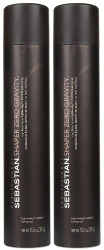 Sebastian Shaper Zero Gravity Hairspray, 10.6 oz, 2 pk by Sebastian