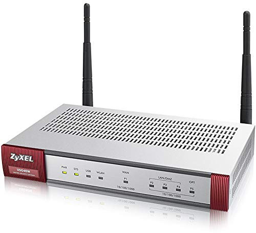 Zyxel ZYWALL Firewall UTM 400 Mbps, inalámbrico AC, recomendado para un máximo de 25 usuarios - Solo hardware [USG40W]