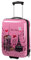 Madisson - Valise Cabine Enfant/Fille Rose Love Paris ABS 50X33X20CM, Rose, L32.0 x H48.0 x P20.0 cm