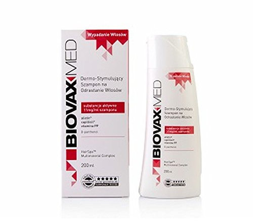 L'Biotica Biovax MED Anti Hair Loss Shampoo with Multimineral Complex 200ml