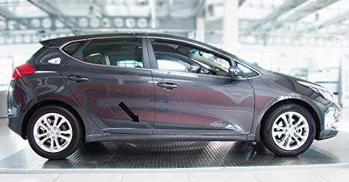 Spangenberg Seitenschutzleisten schwarz passend für Kia CEE’d II Schrägheck 5-Türer Ceed ab Baujahr 04.2012- F42 (3700042)