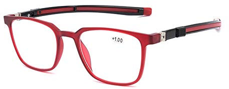 GEMSeven Ultraleichte Magnetische Lesebrille Mit Hängendem Hals Teleskopbeine Presbyopische Brille