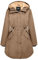 Orolay Blousons Coupe-vent Printemps Manteau Chaud Mi-long D'extérieur pour Femme Kaki XL