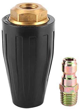 Buse de Turbo de nettoyeur haute pression de voiture 3600PSI 1/4in buse de pulvérisation rotative outil de nettoyage à connexion rapide pour voiture(2.5 GPM), nettoyage de voiture