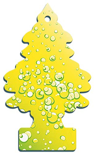 Little Trees Air Freshener Tree MTR0073B Sherbet Lemon Fragrance For Car Home Boat Caravan - 24 Pack