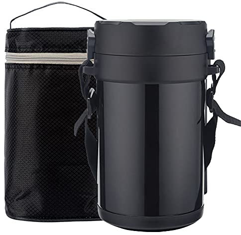 H&RB Thermobehälter Edelstahl Warmhaltebox Speisebehälter BPA freier Isolierbehälter Thermo Gefäß für Babynahrung Speisegefäß für Kinder Erwachsene Brotdose Schule Camping im Freien