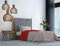 Italian Bed Linen MB Home Italy, Trendy Chic Bettwäsche-Set, Rot, Einzelbett