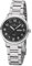 Atrium Herren-Armbanduhr Edelstahl Analog Quarz 10 bar mit Edelstahl Armband und Wochentag Datum Anzeige Silberfarben A39-31