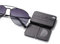 OuShiun Occhiali da lettura Bifocale adesivi Occhiali da lettura Occhiali da lente di ingrandimento rimovibili per sicurezza e occhiali da sole OS8801, Alloggiamento nero 1 set 2.5X