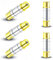 Lewttyer Lot De 5 Connecteurs Rca Femelles Pour Connexion Coupleur Cinch Set Adaptateur Audio Plaqué Rca Jack Femelle Prise